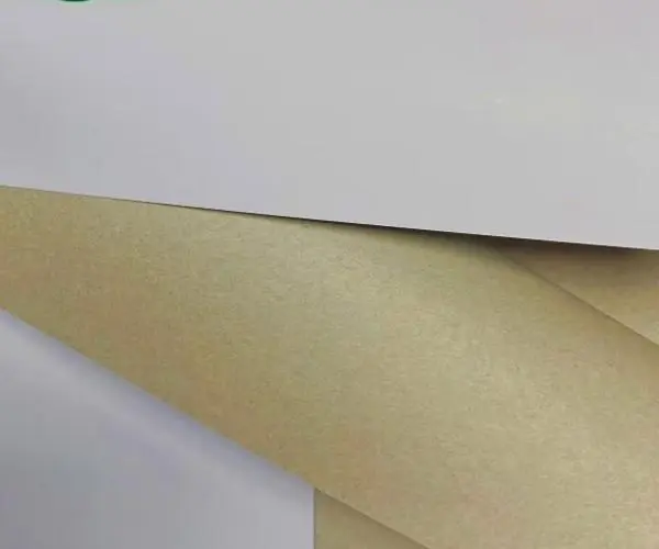white top testliner paper