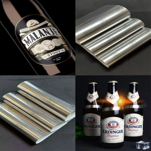 Ideal para etiquetas de vino: papel de resistencia húmeda aluminizado