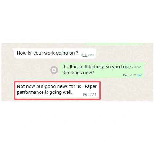 Los clientes de Nepal están muy satisfechos con nuestro papel offset