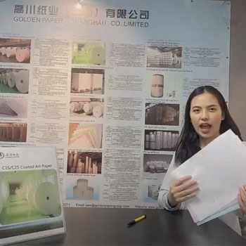 Papel de copia en papel de hoja NCR blanco y color sin carbono al por mayor